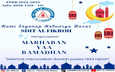 Marhaban ya Ramadhan 1443 H/2022 M